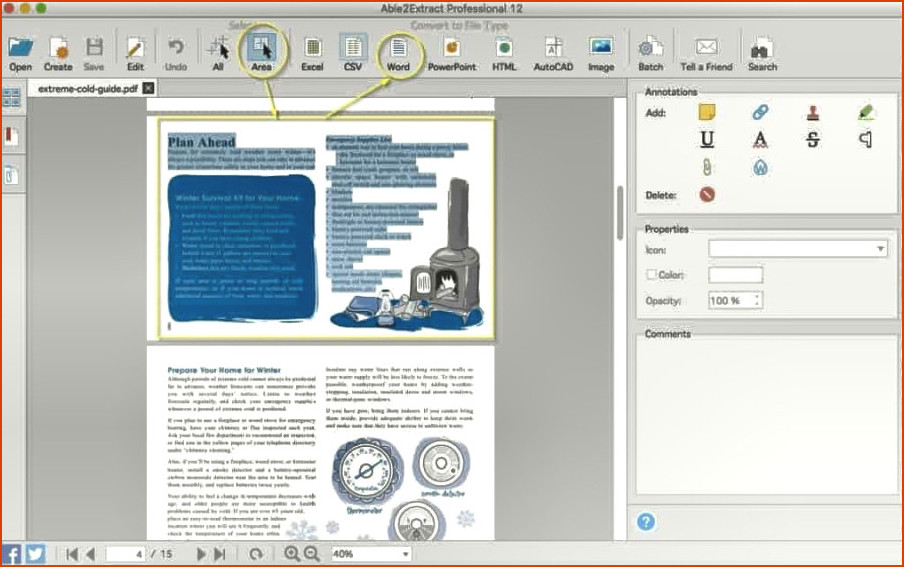Convertir PDF Word Mac gratis