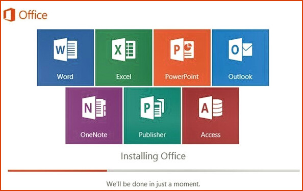 Instale Windows de Office