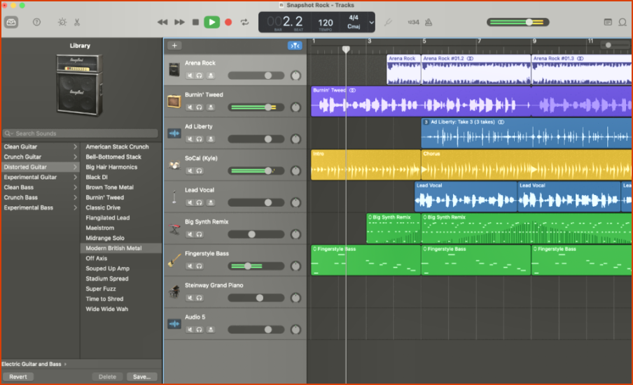 Software de música MAC Beginners - GarageBand