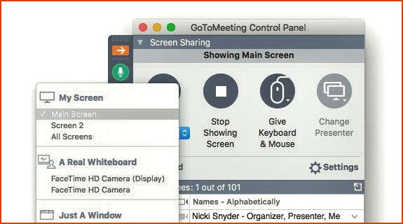 gotomeeting review Mac - Mac de intercambio de pantalla