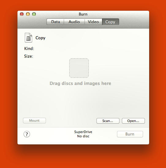 Burn ISO en Mac - Copia