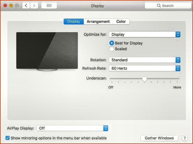 AirPlay Mac a la pantalla iMac