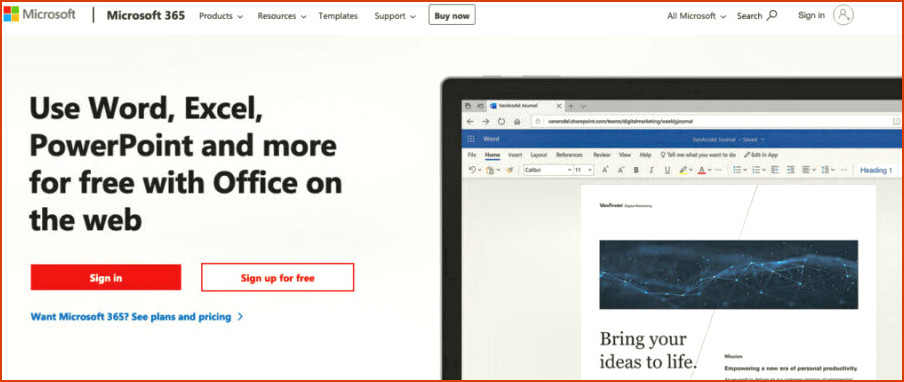 Microsoft Office en línea