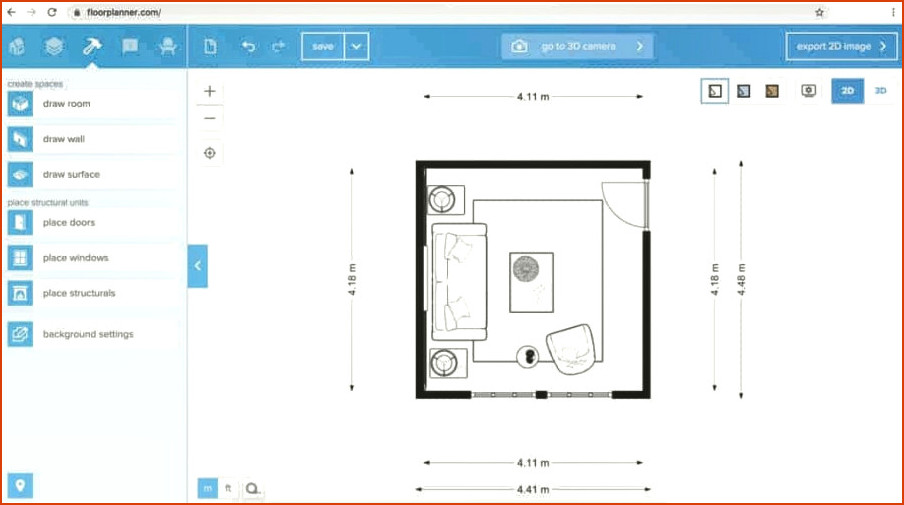 Mejor software de diseño de interiores - Editor de plano de piso