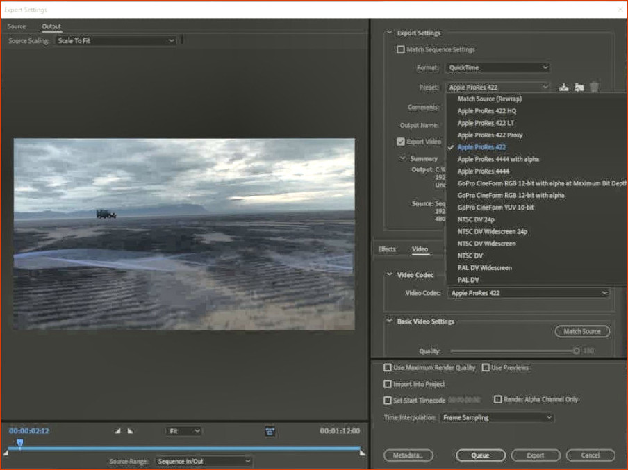 Adobe Premiere Pro Mac - Video de exportación