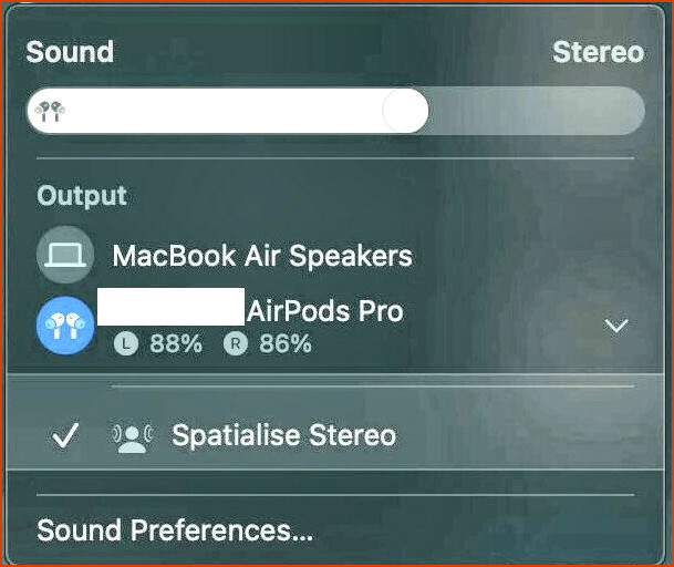 Audio espacial Mac