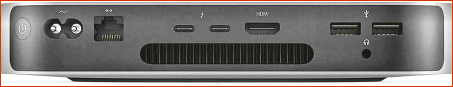 El mejor monitor M1 Mac Mini - Puertos