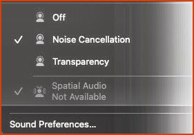 audio espacial no disponible Mac