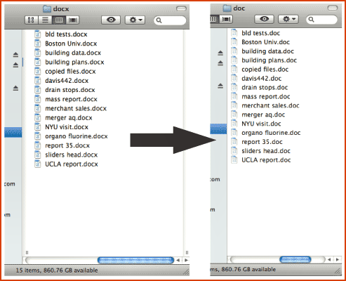 Abra DOCX en Mac - Batch Docx Converter