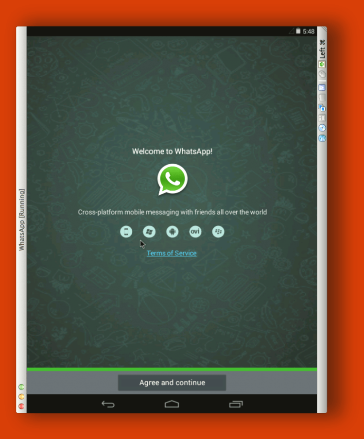 WhatsApp para Mac Home