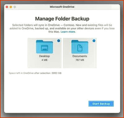 onedrive mac folder backup