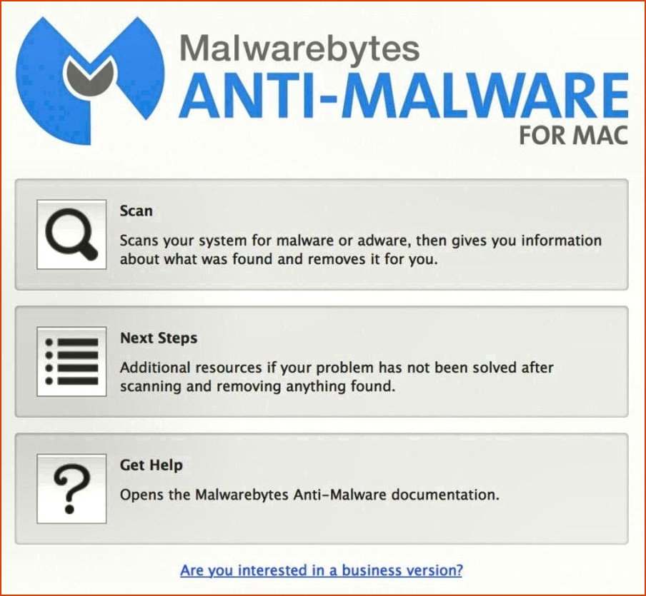 MalwareBytes para la interfaz Mac