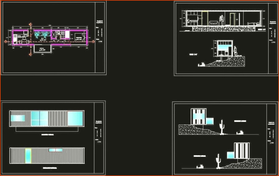 Software de diseño de casas de contenedores - AutoCAD