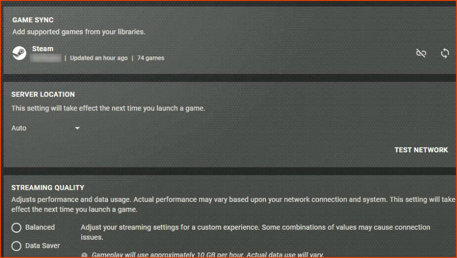 GeForce Now Mac vinculó juegos de Steam