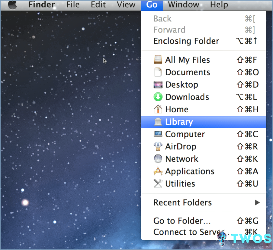 How to find Library folder Mac