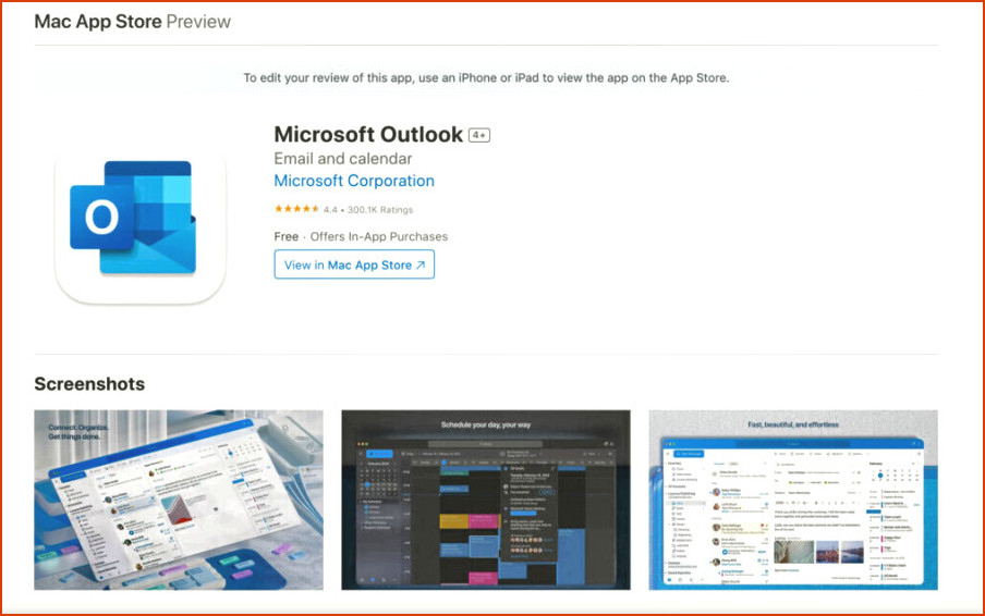 Outlook para Mac gratis - Mac App Store