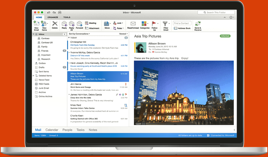 Oficina 2016 para Mac - Outlook
