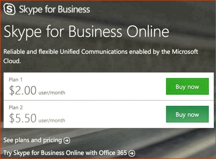 Skype para negocios para precios Mac