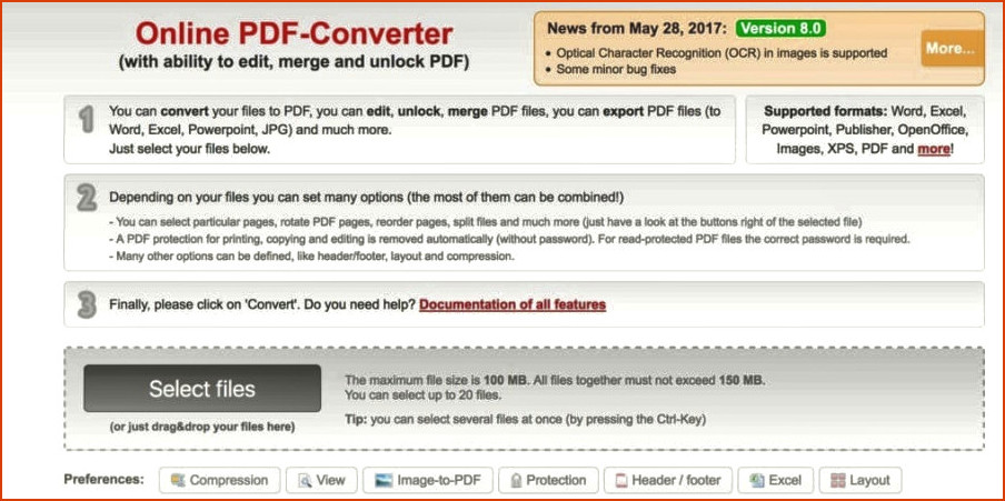 Abra el archivo del editor Mac - Online2PDF