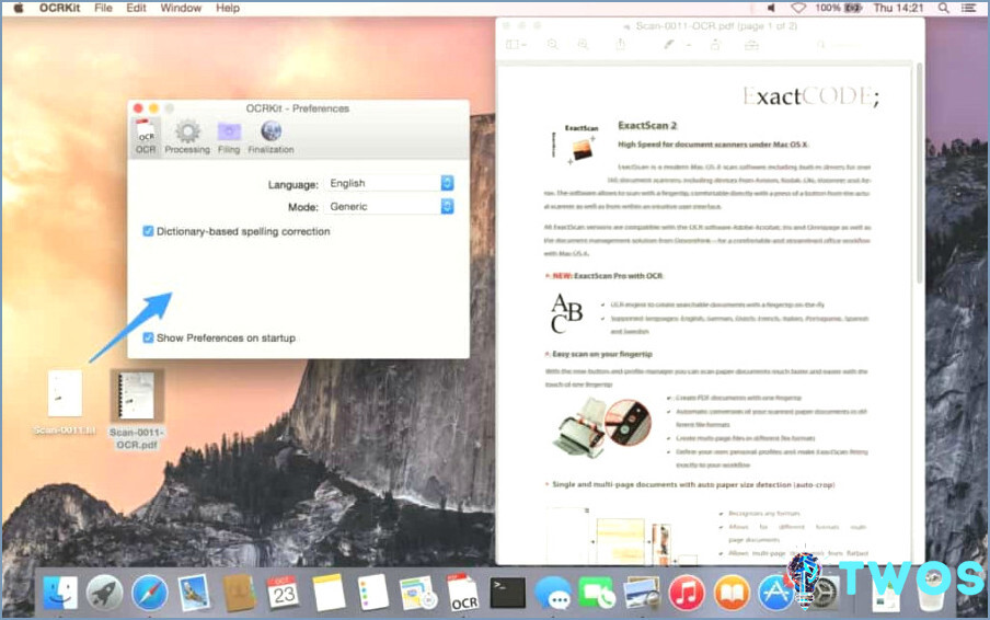 OCRKIT MAC PDF escaneo