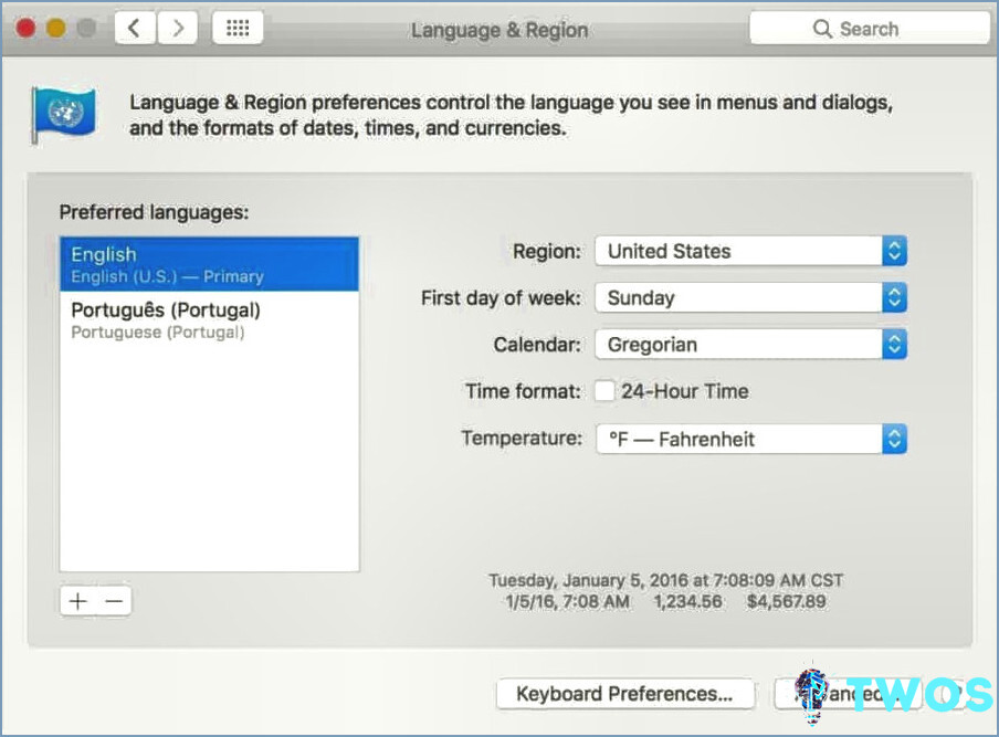 Cómo escribir @ MacBook Language Settings