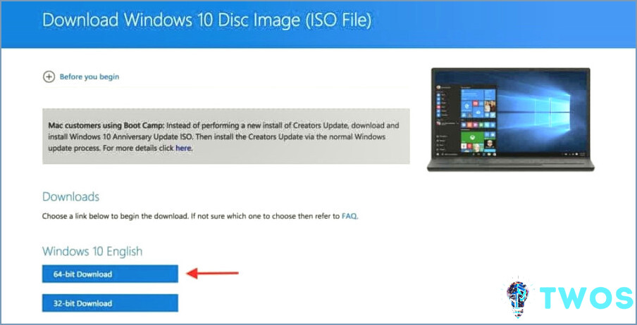 Descargar Windows 10 gratis Mac - Descarga de 64 bits