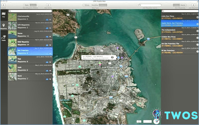Software GPS para Mac - GPS rastrea Mac