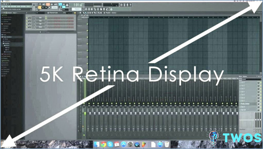 FL Studio para Mac Review - Pantalla de retina