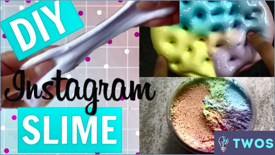 Cómo hacer slime Instagram?