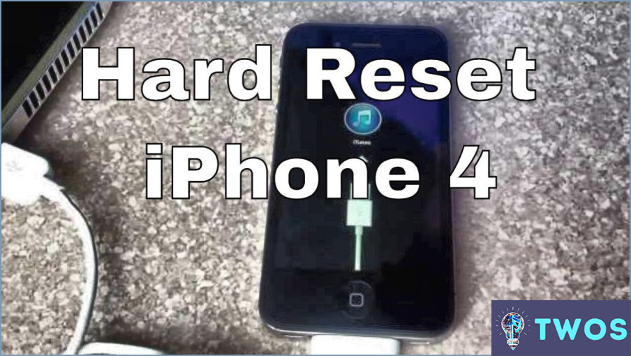 ¿Cómo hacer un hard reset en el Iphone 4s?