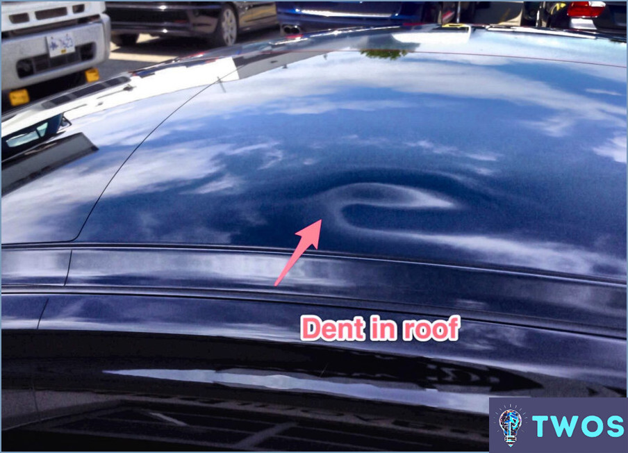 Cómo arreglar una abolladura en el techo del coche?