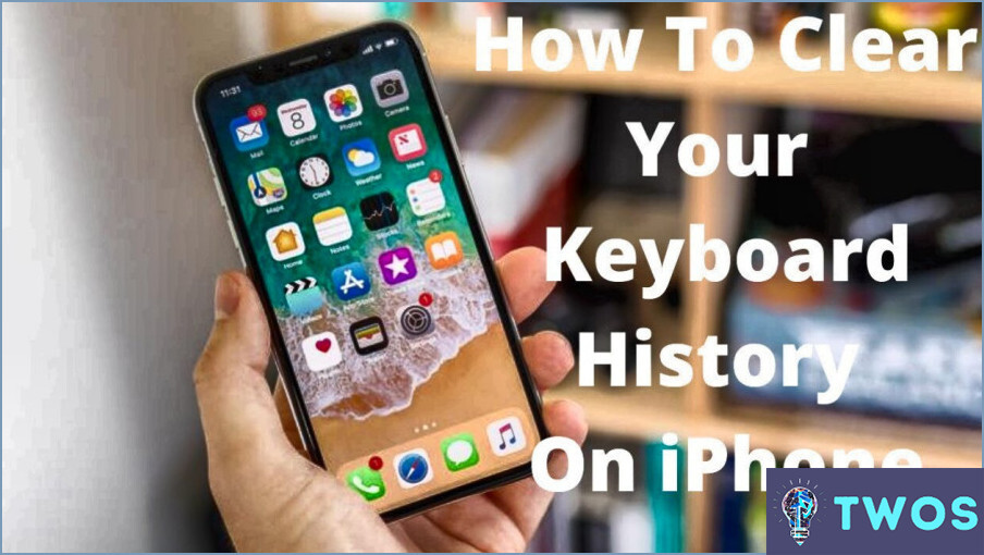Cómo eliminar el historial de teclado Iphone?