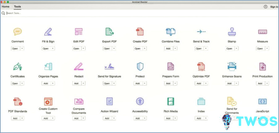 El mejor editor PDF gratuito para Mac - Adobe Reader
