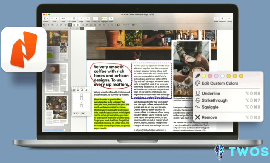 Mejor editor PDF Mac - Nitro Pro PDF Mac