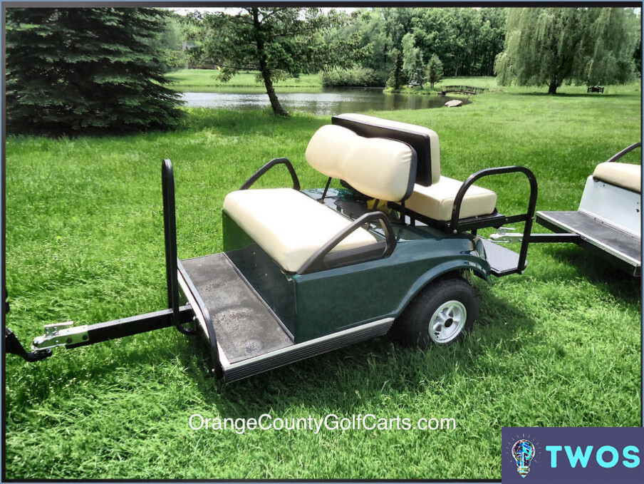 ¿Cómo remolcar un carrito de golf Club Car?