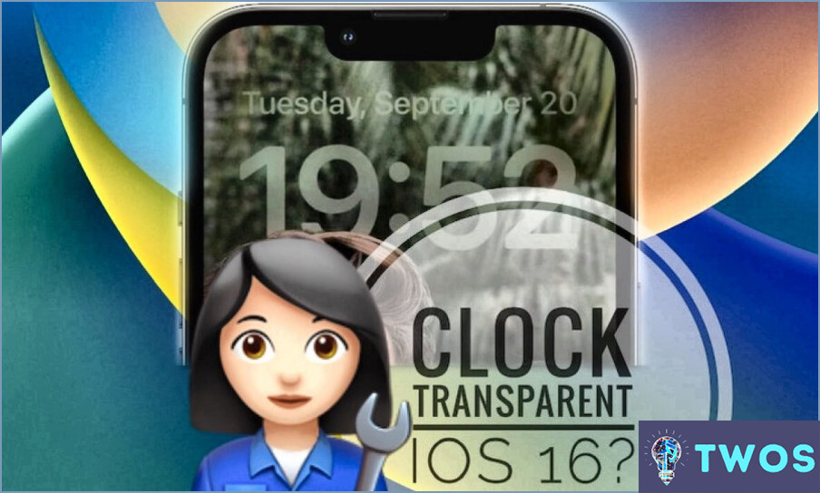 Cómo quitar el reloj de la pantalla de bloqueo Iphone?