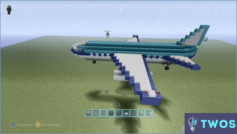 Cómo hacer un avión en Minecraft Xbox 360?