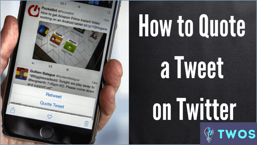 Cómo Citar Un Tweet En Iphone?