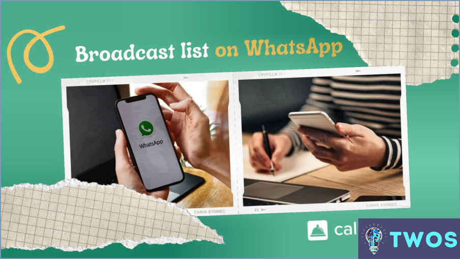 Cómo encontrar la lista de difusión en Whatsapp?