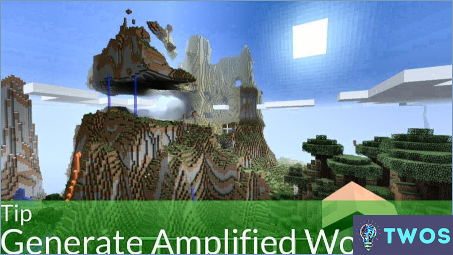 Cómo hacer Amplified World Minecraft Ps4?