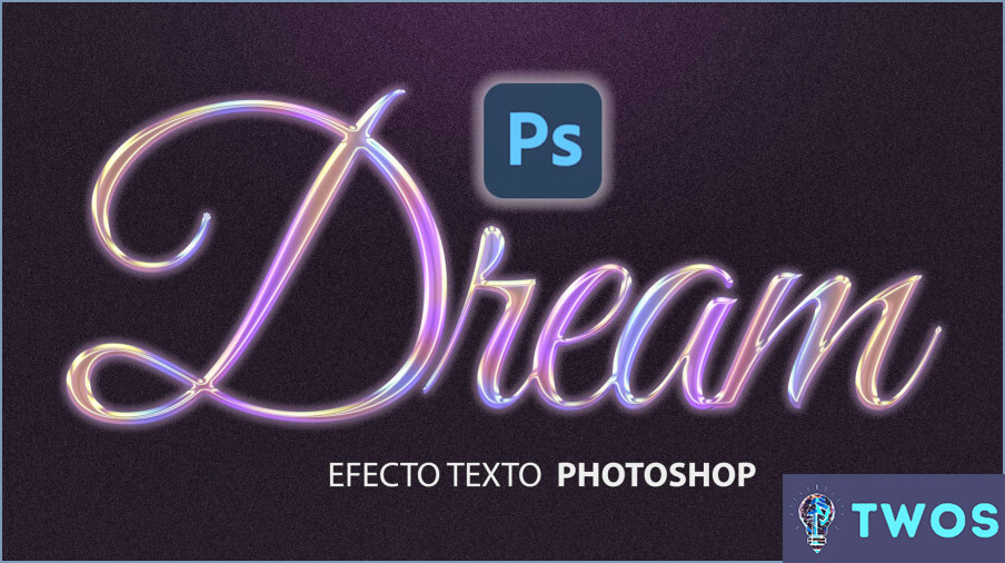 Cómo hacer un efecto de texto metálico en Photoshop?
