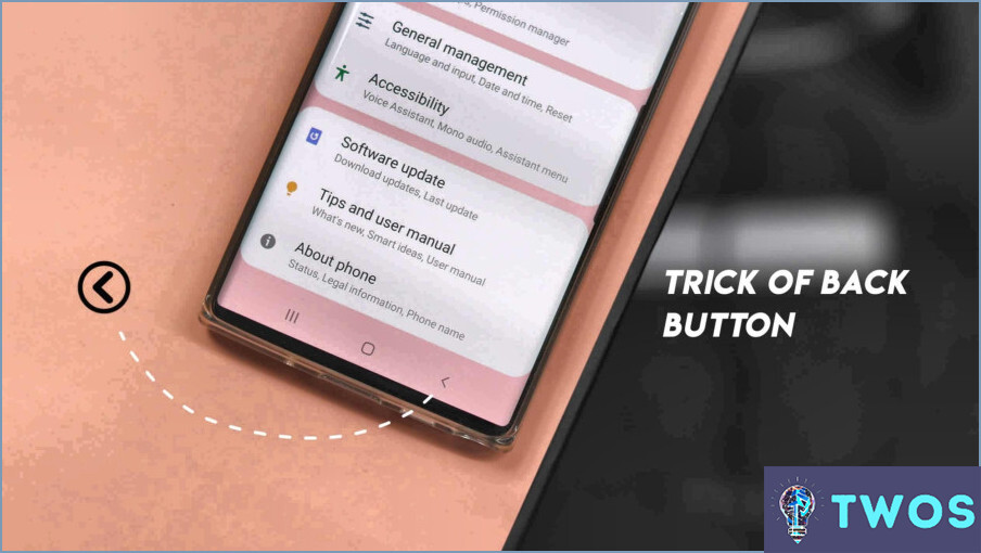 Cómo obtener el botón Atrás en Android?