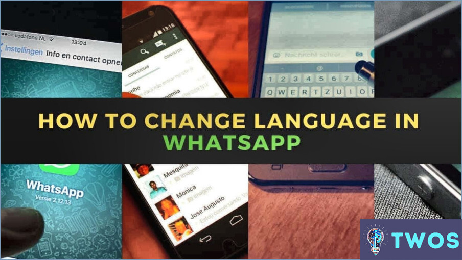Cómo cambiar el idioma de Whatsapp?