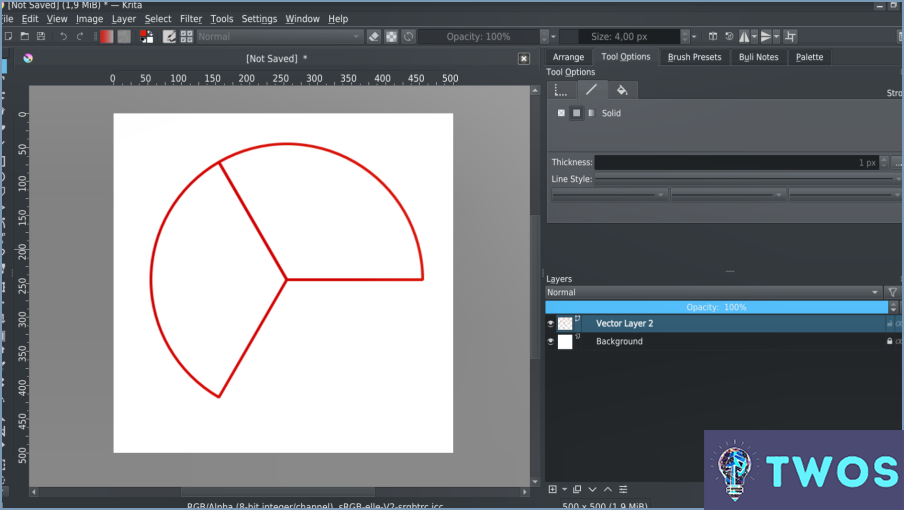 Cómo dividir un círculo en 5 partes iguales Illustrator?