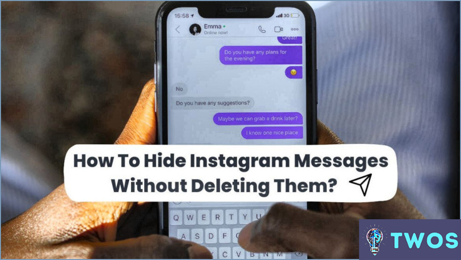 Cómo ocultar una conversación en Instagram sin borrarla?
