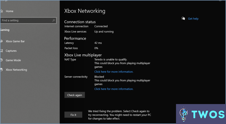 Cómo arreglar la conectividad del servidor Xbox bloqueado?
