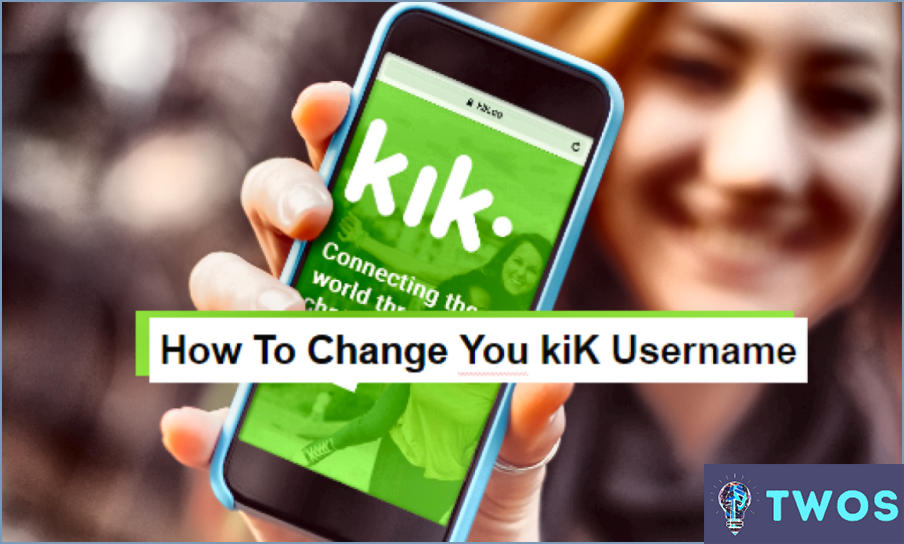 Cómo cambiar su nombre de usuario Kik en Android?