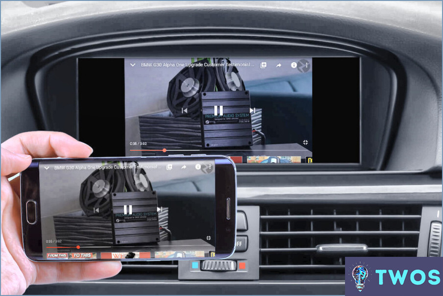 Cómo espejo Iphone a la pantalla del coche?