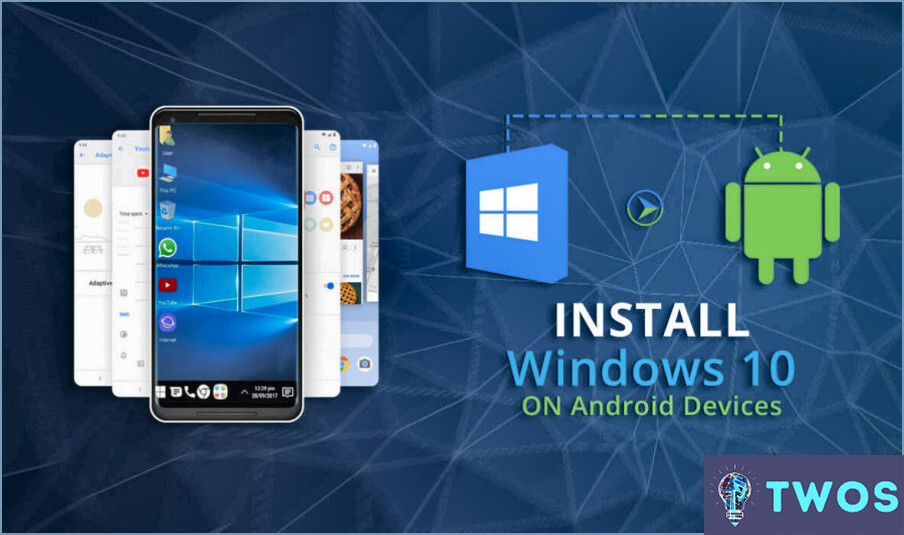 Cómo instalar Windows 10 en Android sin el limbo?