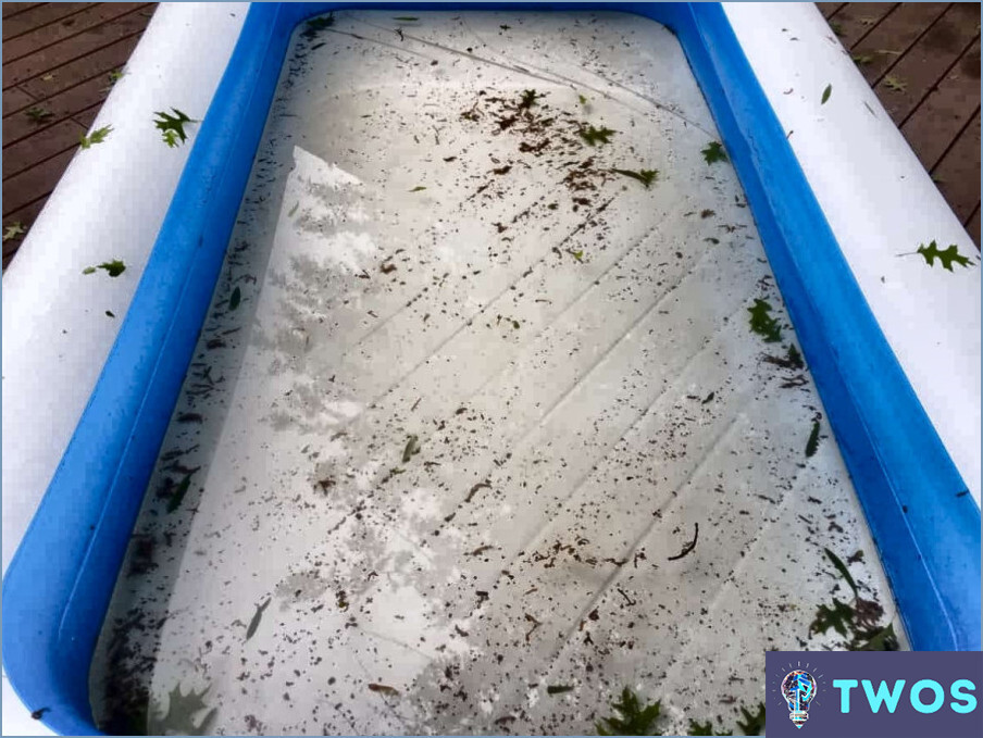 ¿Cómo limpiar el moho de la piscina inflable?